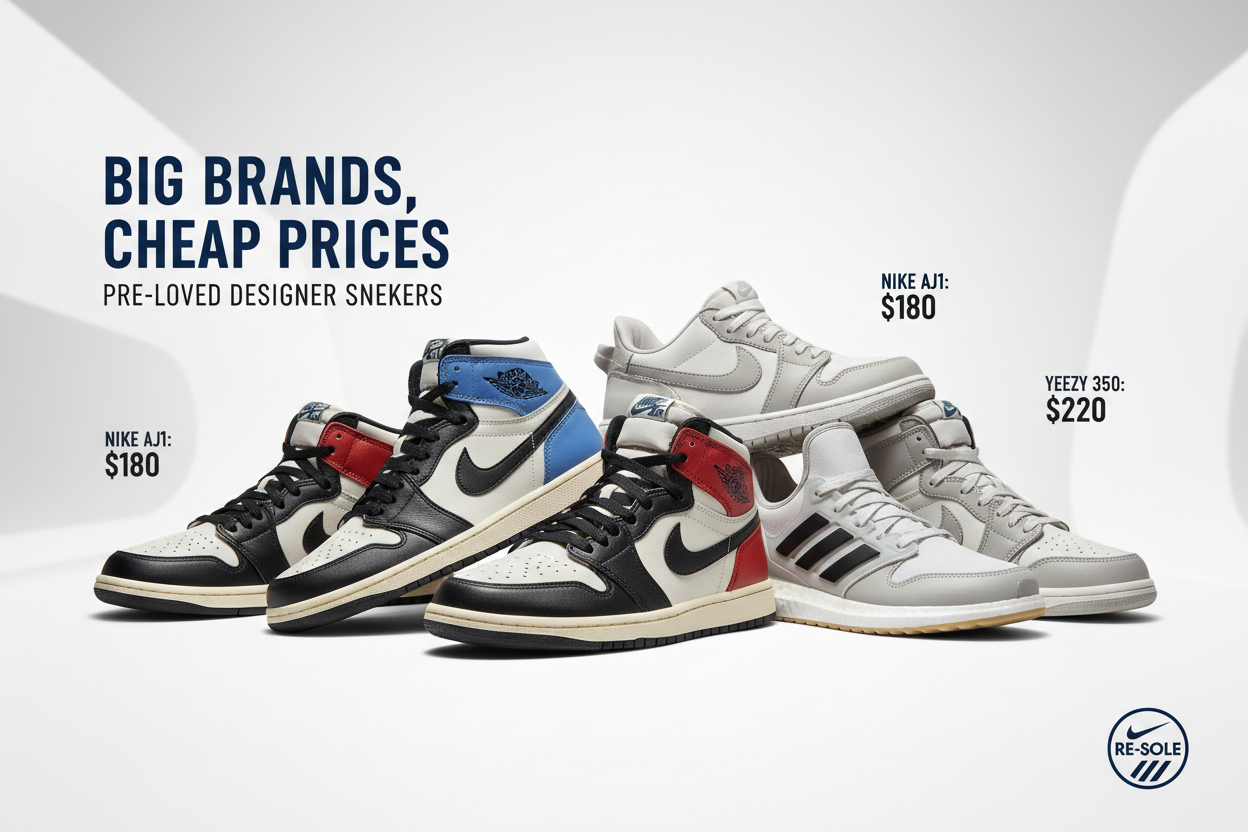 pre loved shoes nike addidas on big brands cheap prices 